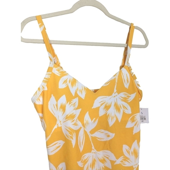 #SIS Skye Yellow Floral Sunflower 2-Piece Tropical Tankini Set sz Large  NWT - Picture 5 of 14